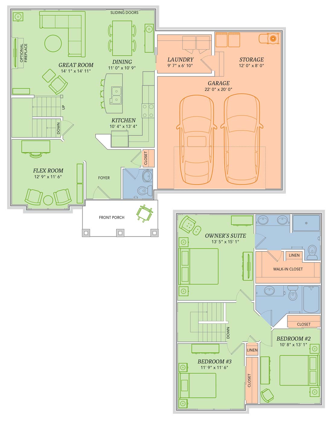 The Sawyer Home Plan Veridian Homes